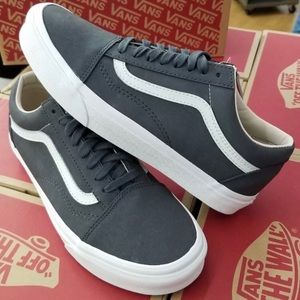 Vans Old Skool Sneakers Asphalt Gray Mens 8.5